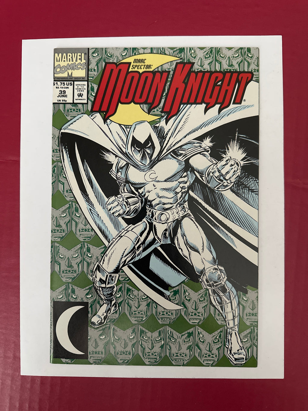 Marc Spector: Moon Knight #39A (Marvel Comics 1992) by Ugly Monkey Comics