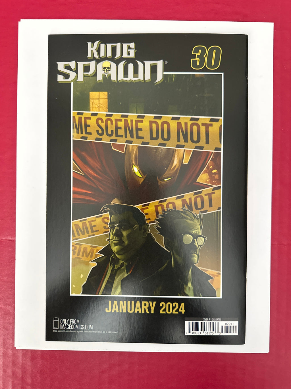 King Spawn #29A (2024) by Ugly Monkey Comics