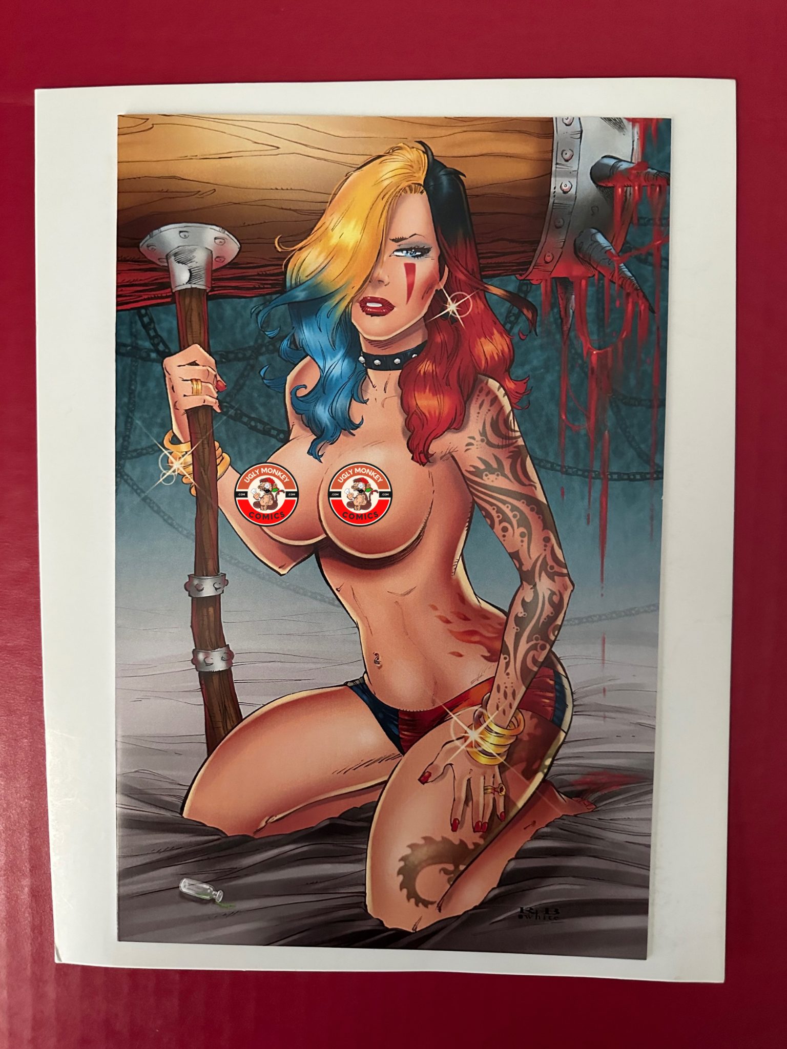 Hardlee Thinn (Marat Mychaels Cover by Ugly Monkey Comics
