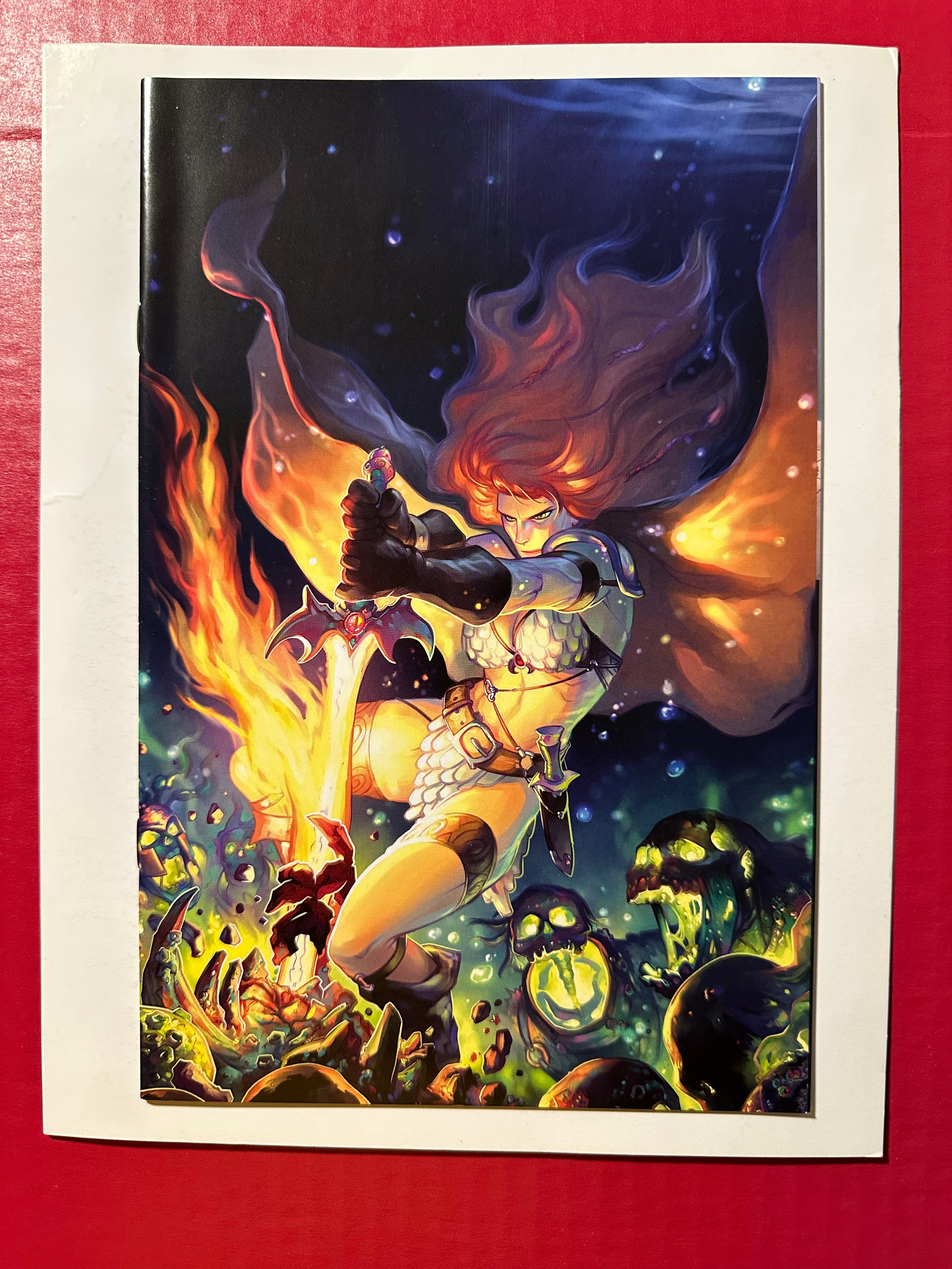 Red Sonja: Age of Chaos #2 (2020) Hetrick Virgin FOC 1:21 Variant by Ugly Monkey Comics