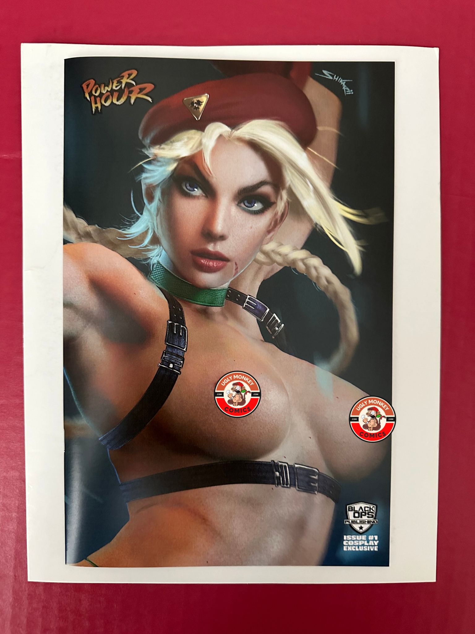 POWER HOUR #1 SHIKARII FIGHTER COSPLAY - PREVIEW NAUGHTY - Ltd 200 by Ugly Monkey Comics