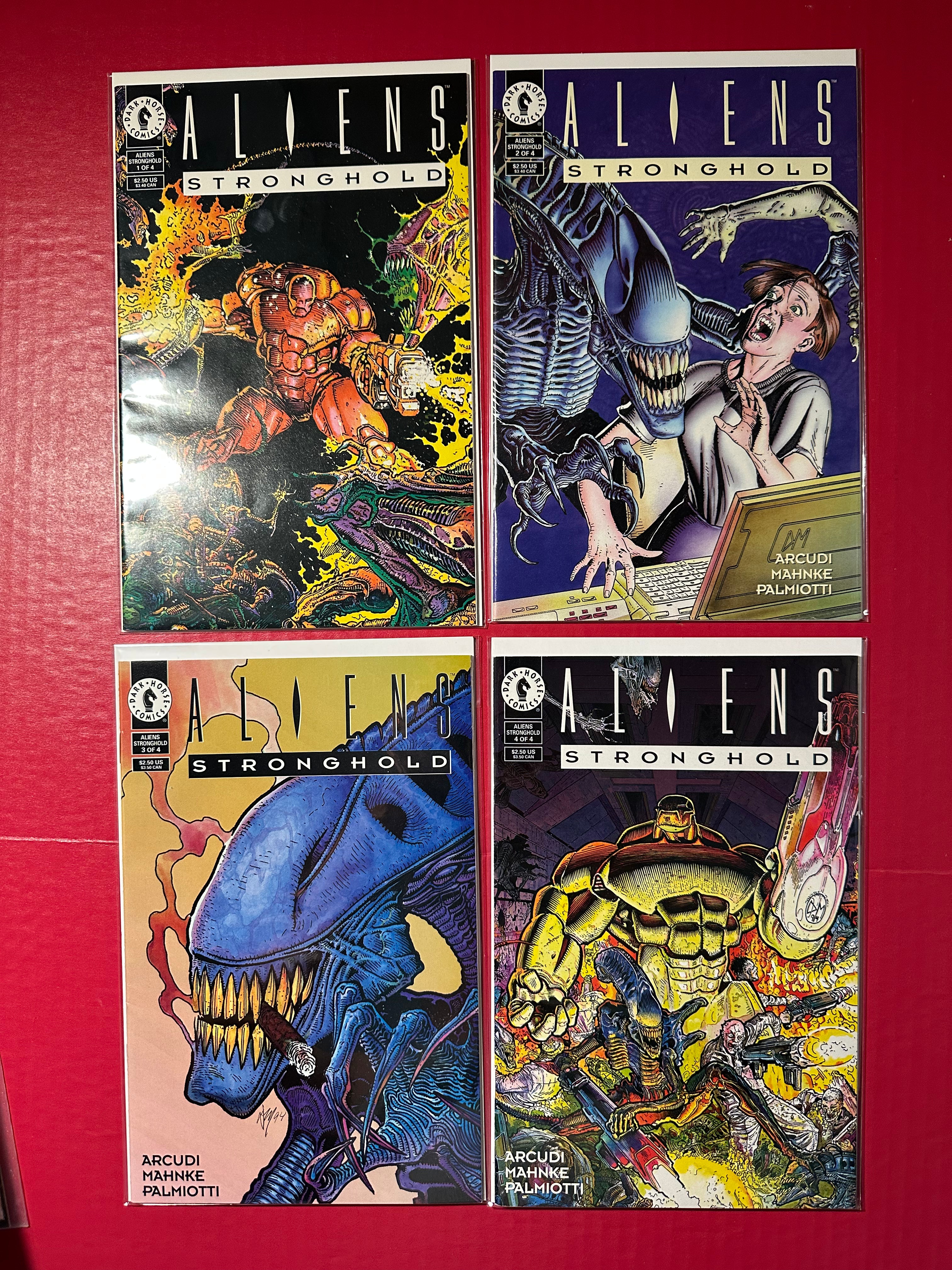 Aliens: Stronghold Complete Set #1-4 (1994) by Ugly Monkey Comics