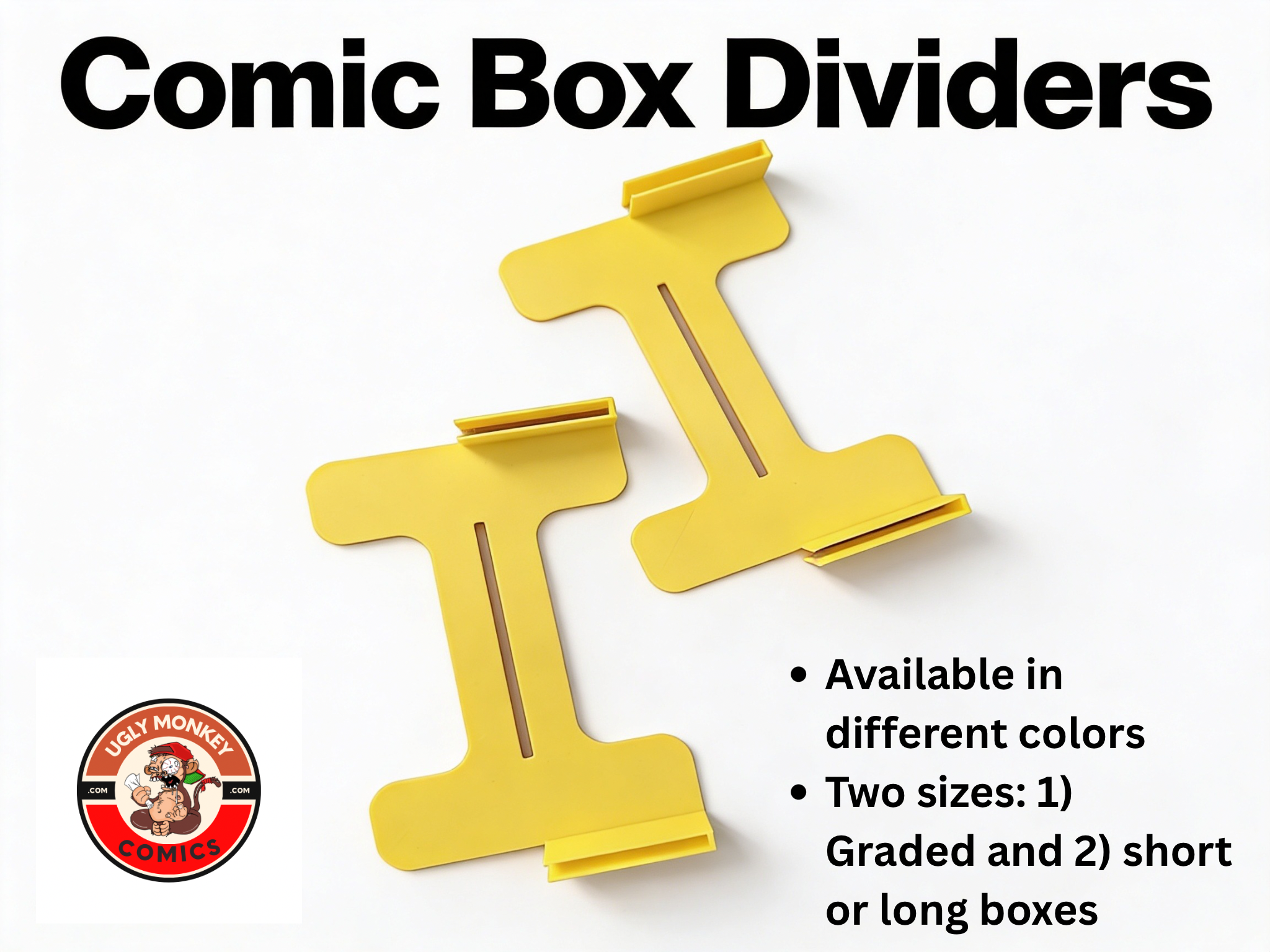 Premium Comic Box Dividers – Stabilize, Separate & Protect Your Collection by Ugly Monkey Comics